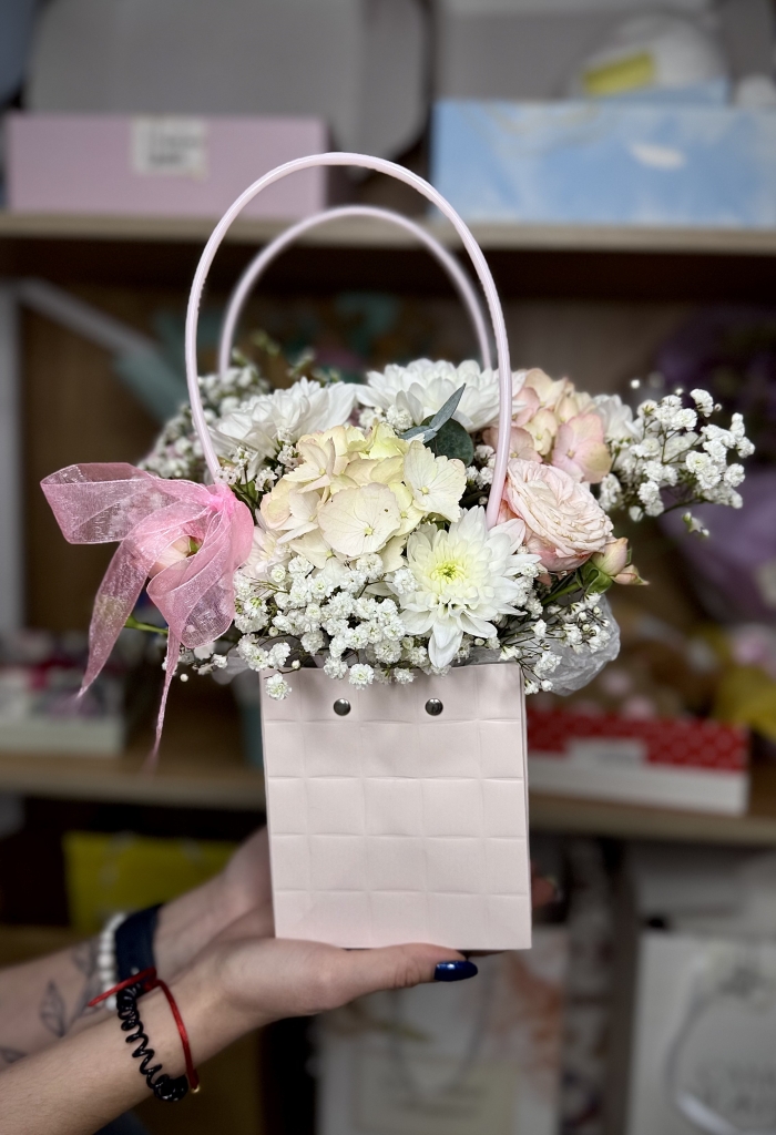 Сумочка с Гортензией Florseason