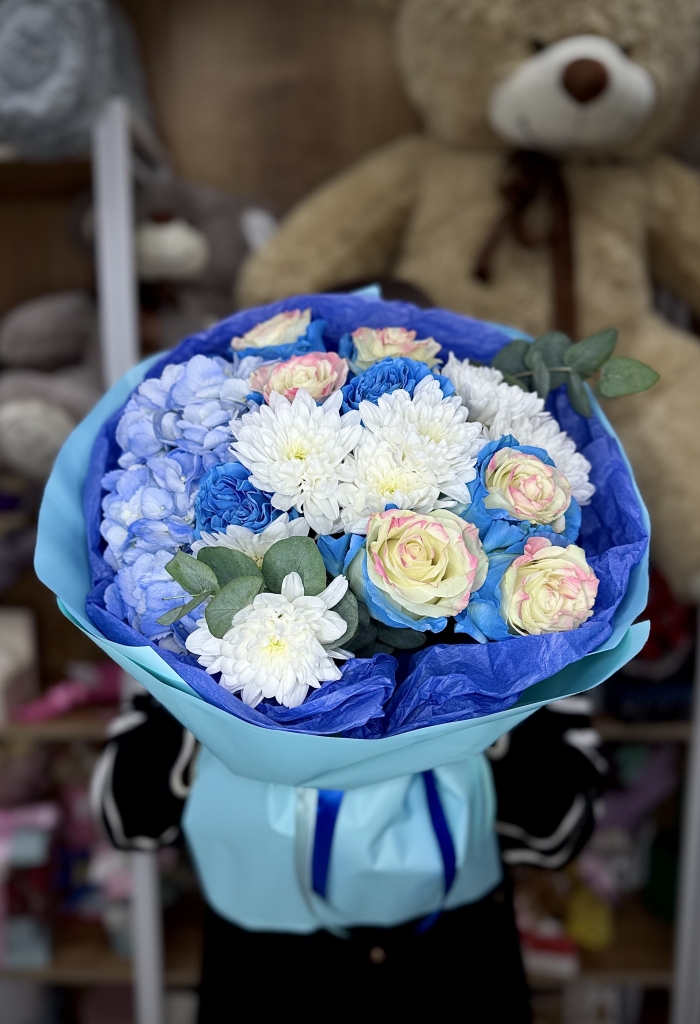 Букет в синих тонах Florseason