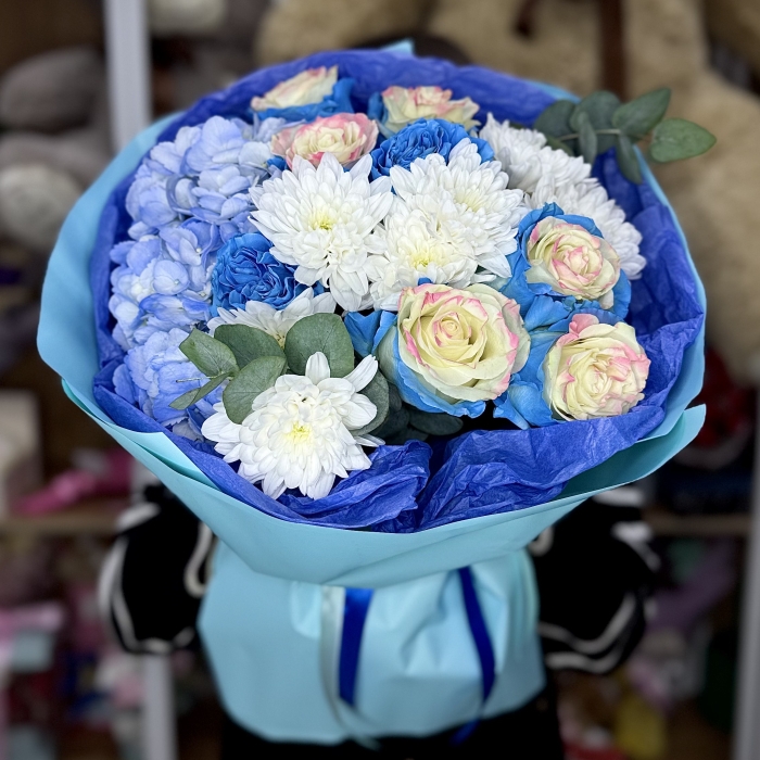 Букет в синих тонах Florseason