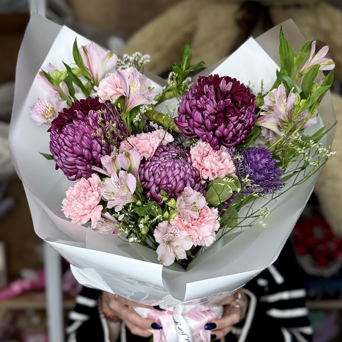 Букет "Нежный Диантус" Florseason