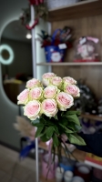 Монобукет из нежно-розовых роз Florseason