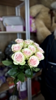 Монобукет из нежно-розовых роз Florseason